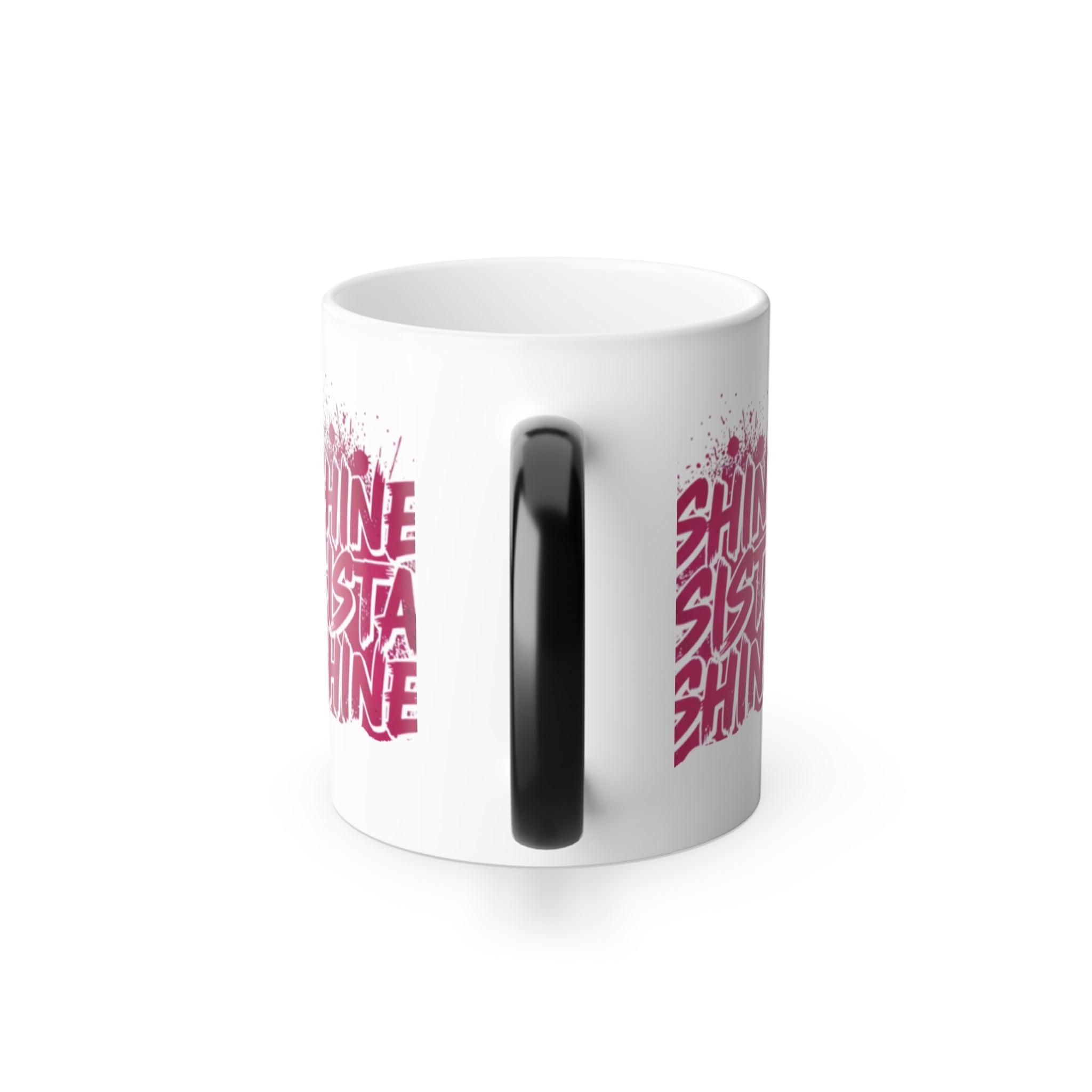 Color Morphing Mug - "Shine Sista Shine" Inspirational Coffee Cup, Unique Gift for Her, Motivational Mug for Friends, Birthday Gift, [...]