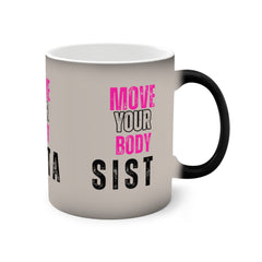 Color-Changing Motivational Mug, Fun Coffee Cup, Fitness Gift, Unique Tea Mug, Personalized Present, Inspirational Drinkware