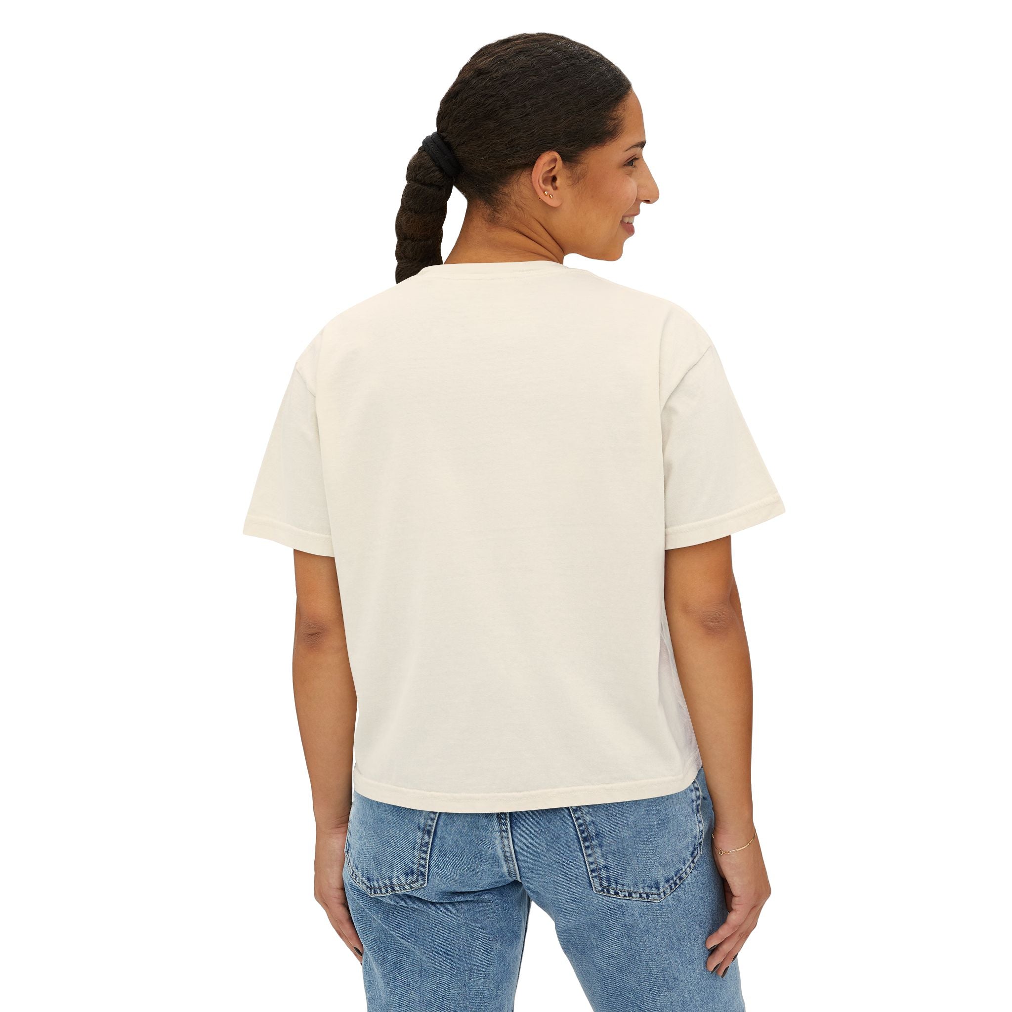 Empowering Women's Boxy Tee - Move Your Body Sista, Casual Workout Shirt, Gift for Fitness Lovers, Self-Care Apparel, Motivational Clothing