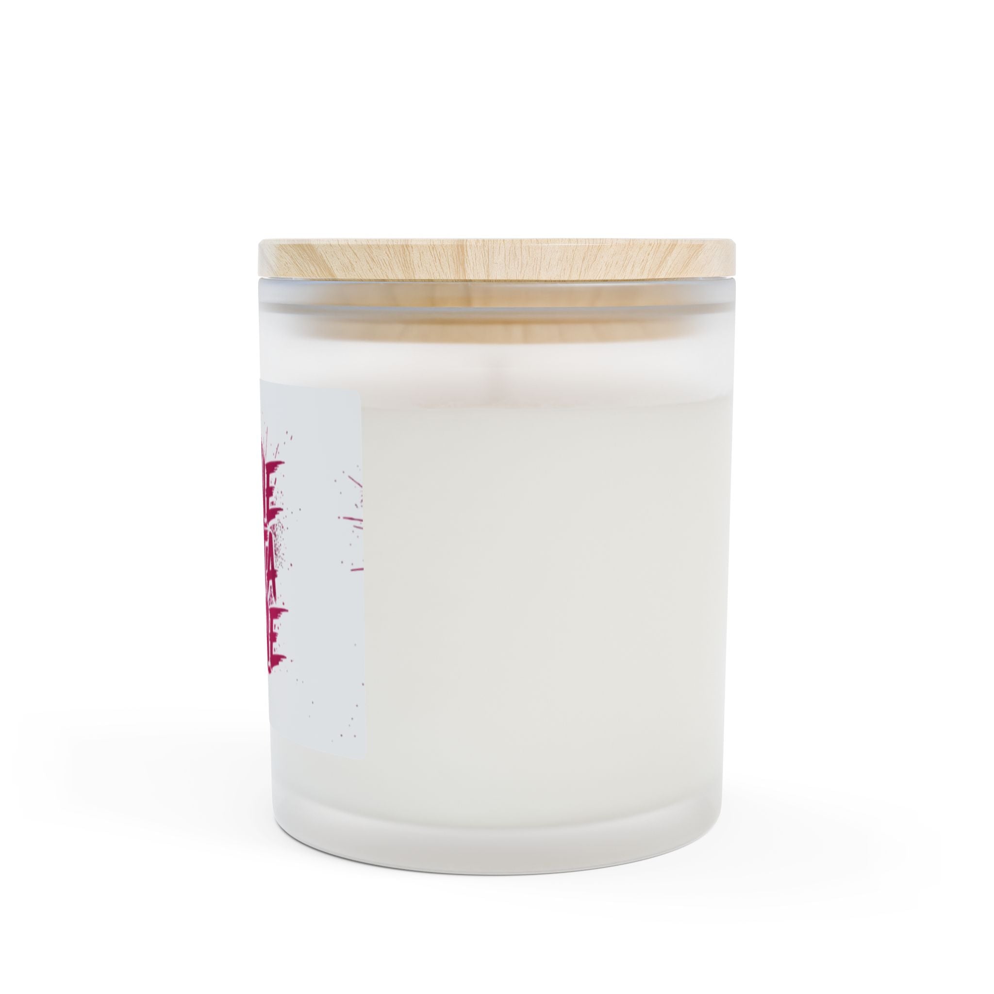 Frosted Glass Candle with Inspirational Quote, Aromatherapy Candle, Motivational Gift, Home Decor, Relaxation Gift, Soy Wax