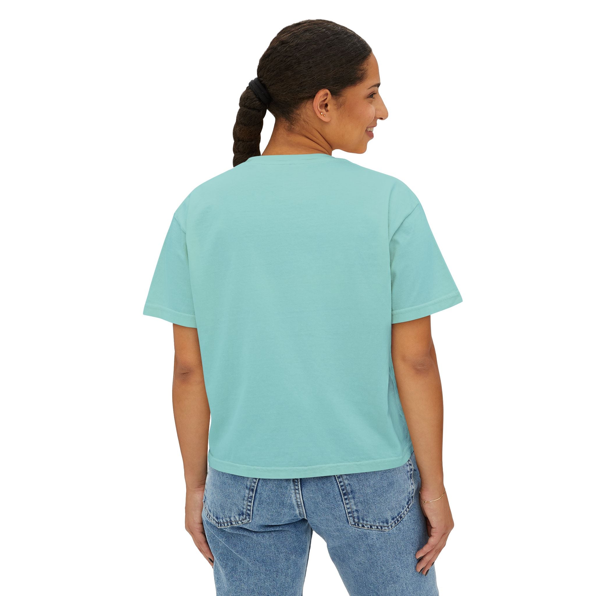 Empowering Women's Boxy Tee - Move Your Body Sista, Casual Workout Shirt, Gift for Fitness Lovers, Self-Care Apparel, Motivational Clothing