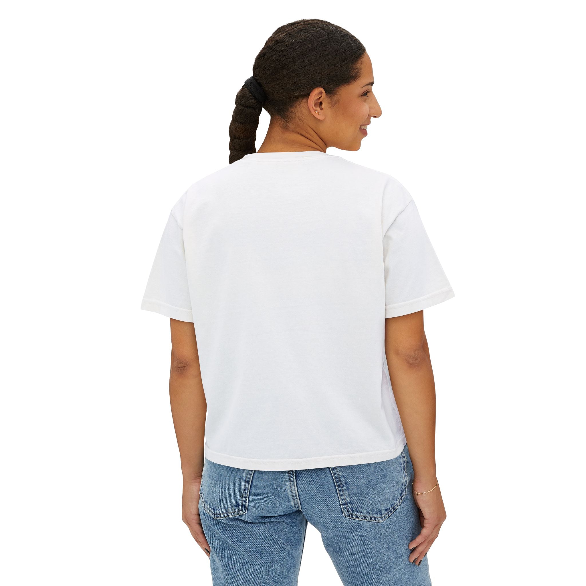 Empowering Women's Boxy Tee - Move Your Body Sista, Casual Workout Shirt, Gift for Fitness Lovers, Self-Care Apparel, Motivational Clothing